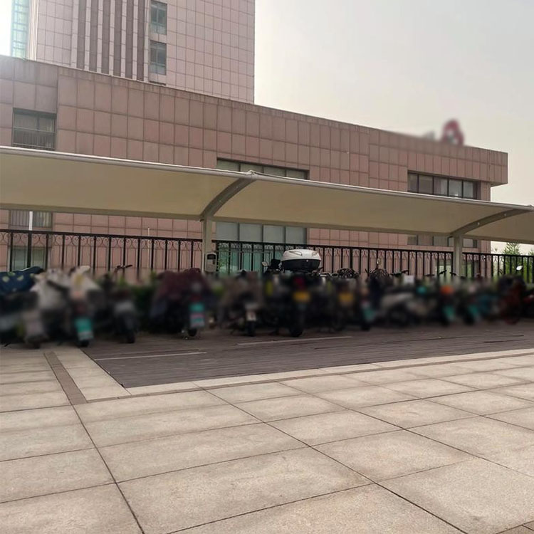 特克斯县膜结构电动车棚